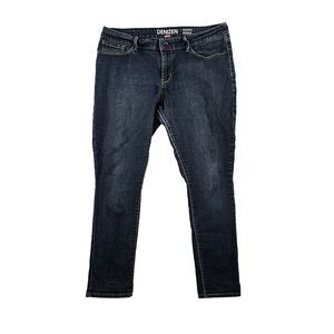 Levi's Denizen Modern Skinny Jeans High Rise Pocket Denim Dark Wash Womens 34x28